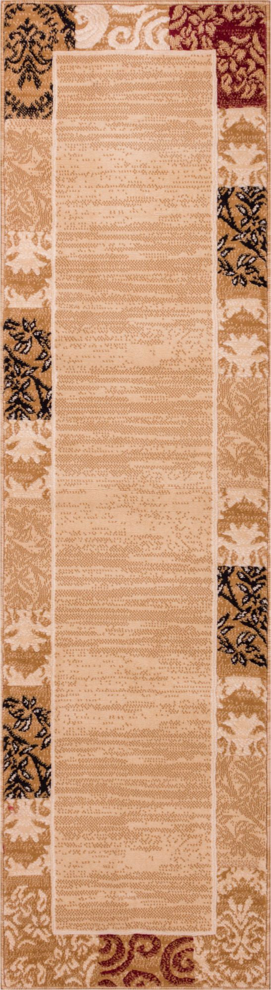 Damask Ivory Transitional Rug