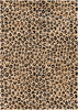 Leopard Black Animal Print Rug