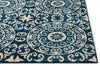 Petra Palatial Navy Blue Modern Rug