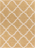 Lulu's Lattice Gold Modern Rug