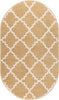 Lulu's Lattice Gold Modern Rug