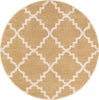 Lulu's Lattice Gold Modern Rug