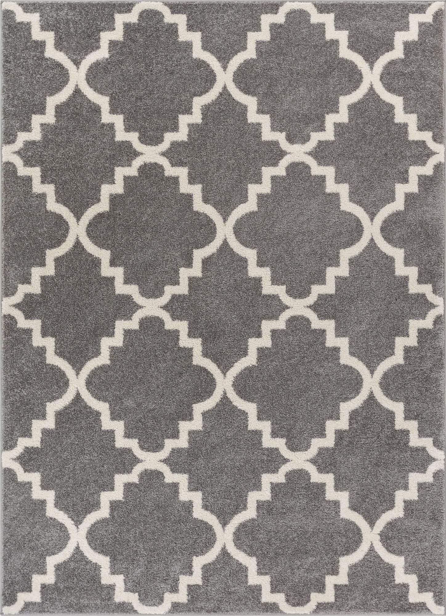 Lulu's Lattice Grey Modern Rug