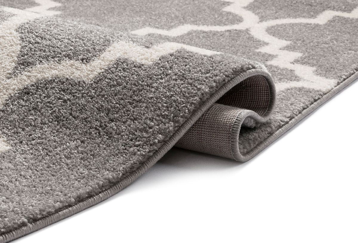 Lulu's Lattice Grey Modern Rug