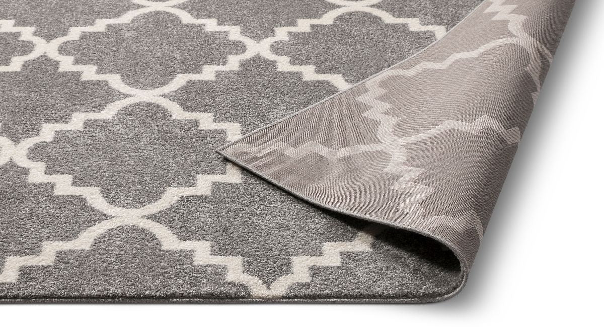 Lulu's Lattice Grey Modern Rug