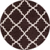 Lulu's Lattice Brown Modern 5'3