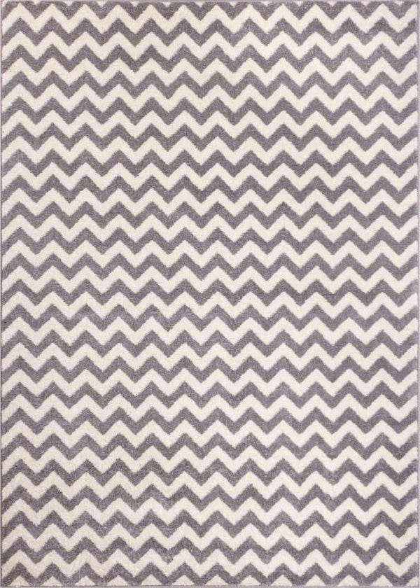Eli Chevron L. Grey Modern Rug