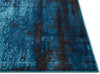 Crosby Blue Modern Distressed Rug
