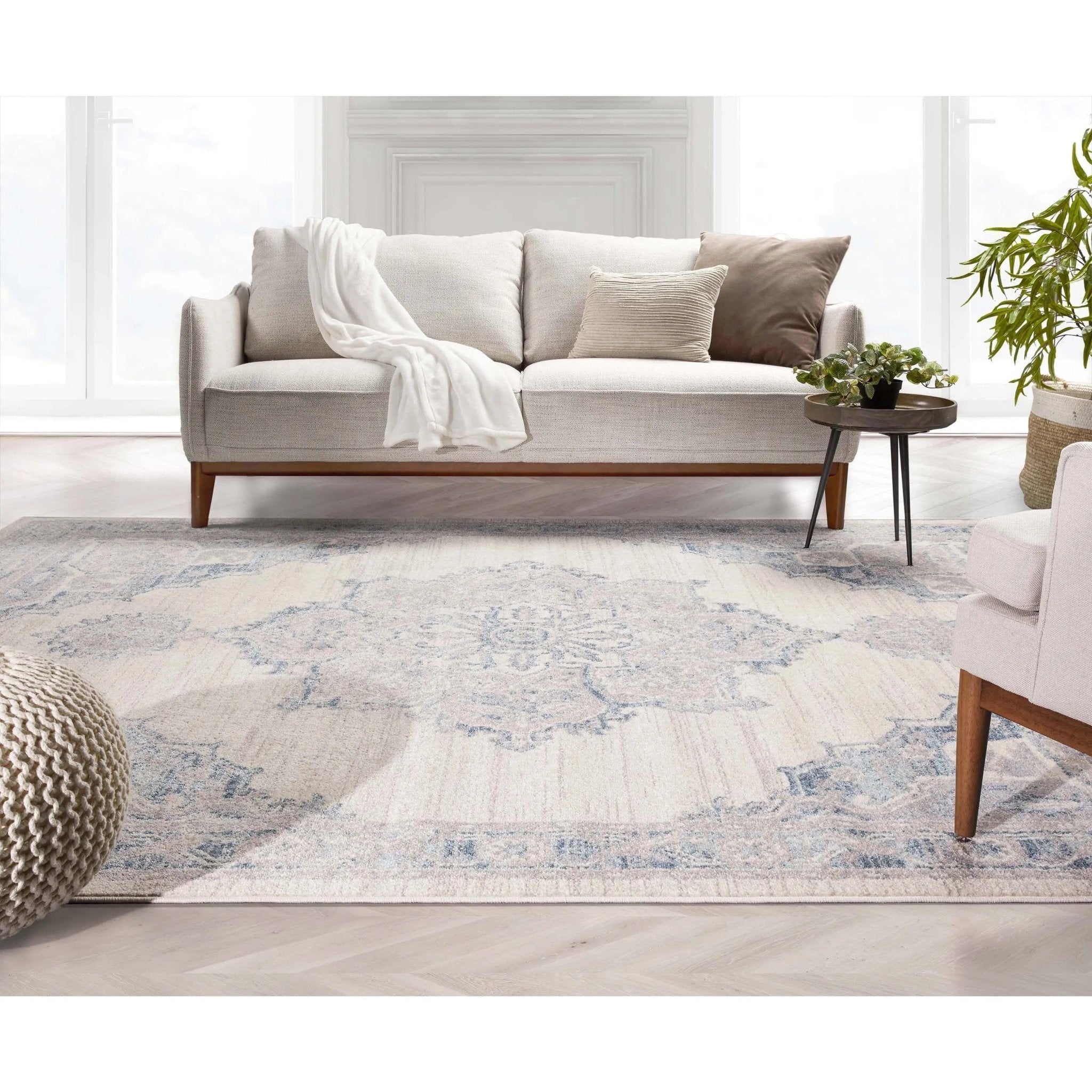 Branna Vintage Persian Blue Rug Well Woven