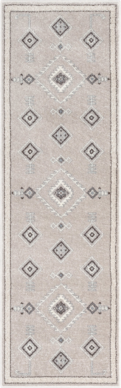 Azra Tribal Medallion Beige Rug