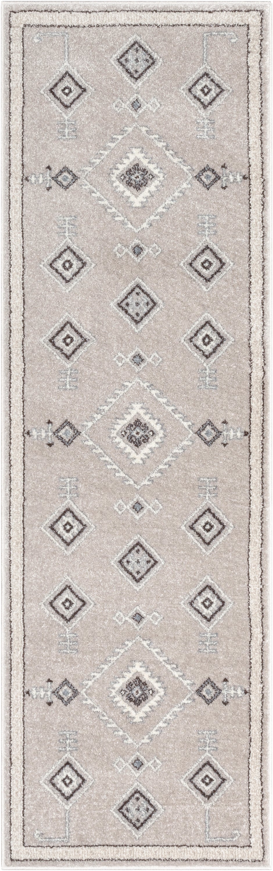 Azra Tribal Medallion Beige Rug