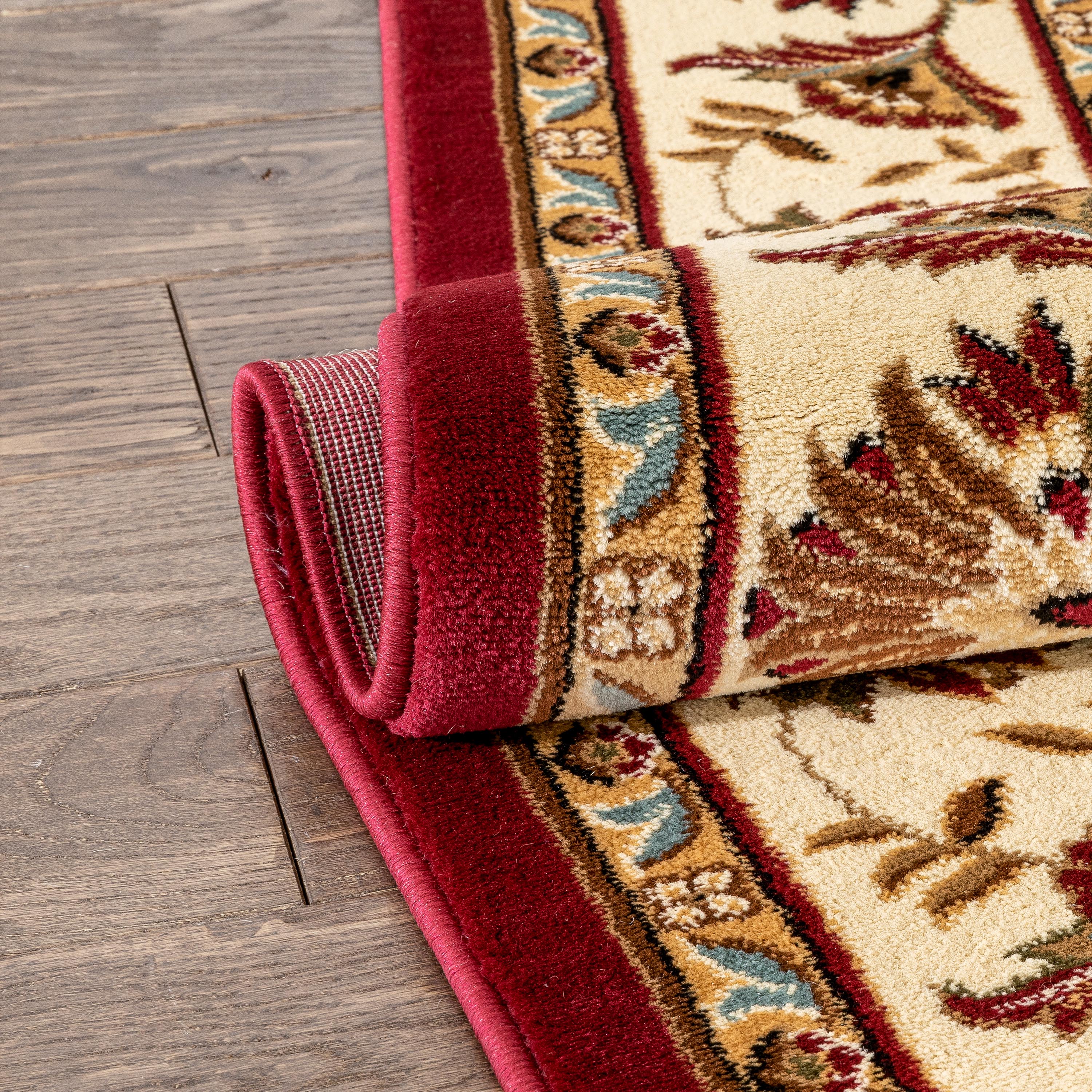 Abbasi Red Traditional Rug