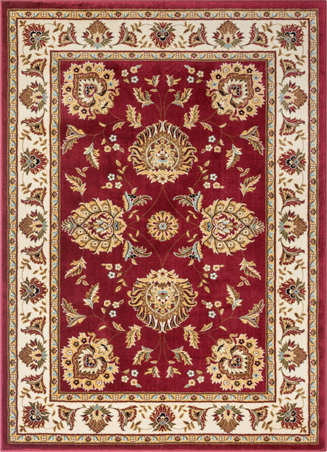 Abbasi Red Traditional Rug