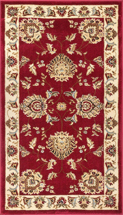 Abbasi Red Traditional Rug