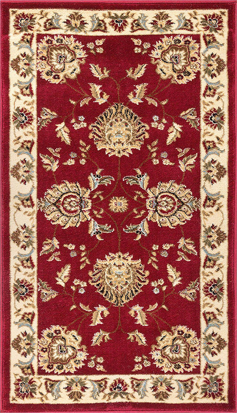 Abbasi Red Traditional Rug