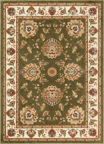 Abbasi Green Traditional Rug