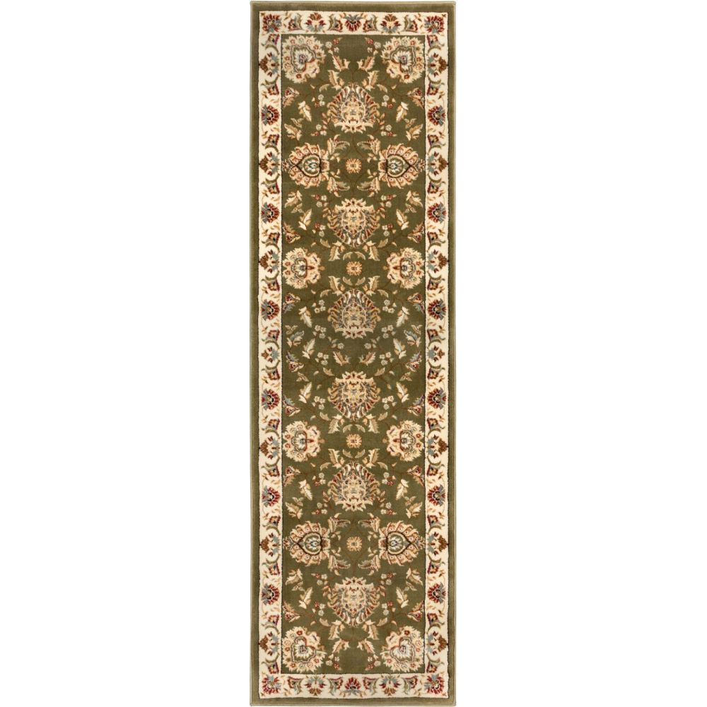 Abbasi Green Traditional Rug