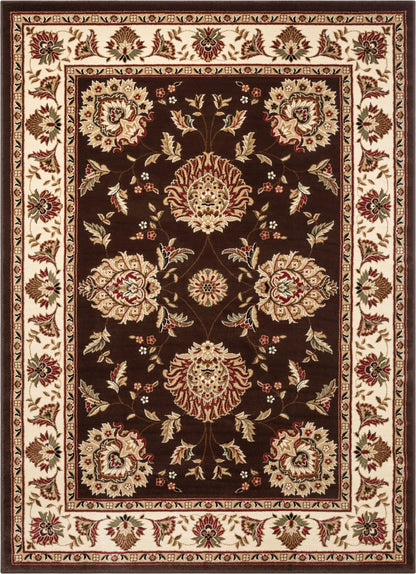 Abbasi Brown Traditional Rug