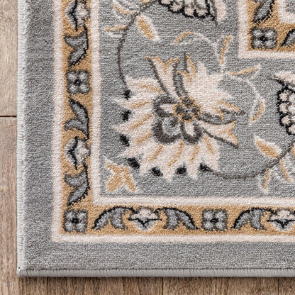 Abbasi Grey Traditional Rug