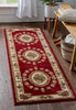 Le Petit Palais Red Traditional Rug