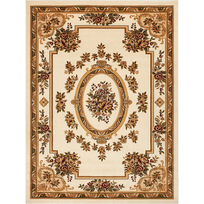 Le Petit Palais Ivory Traditional Rug