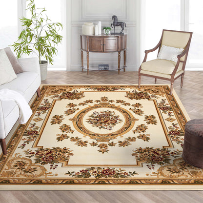 Le Petit Palais Ivory Traditional Rug