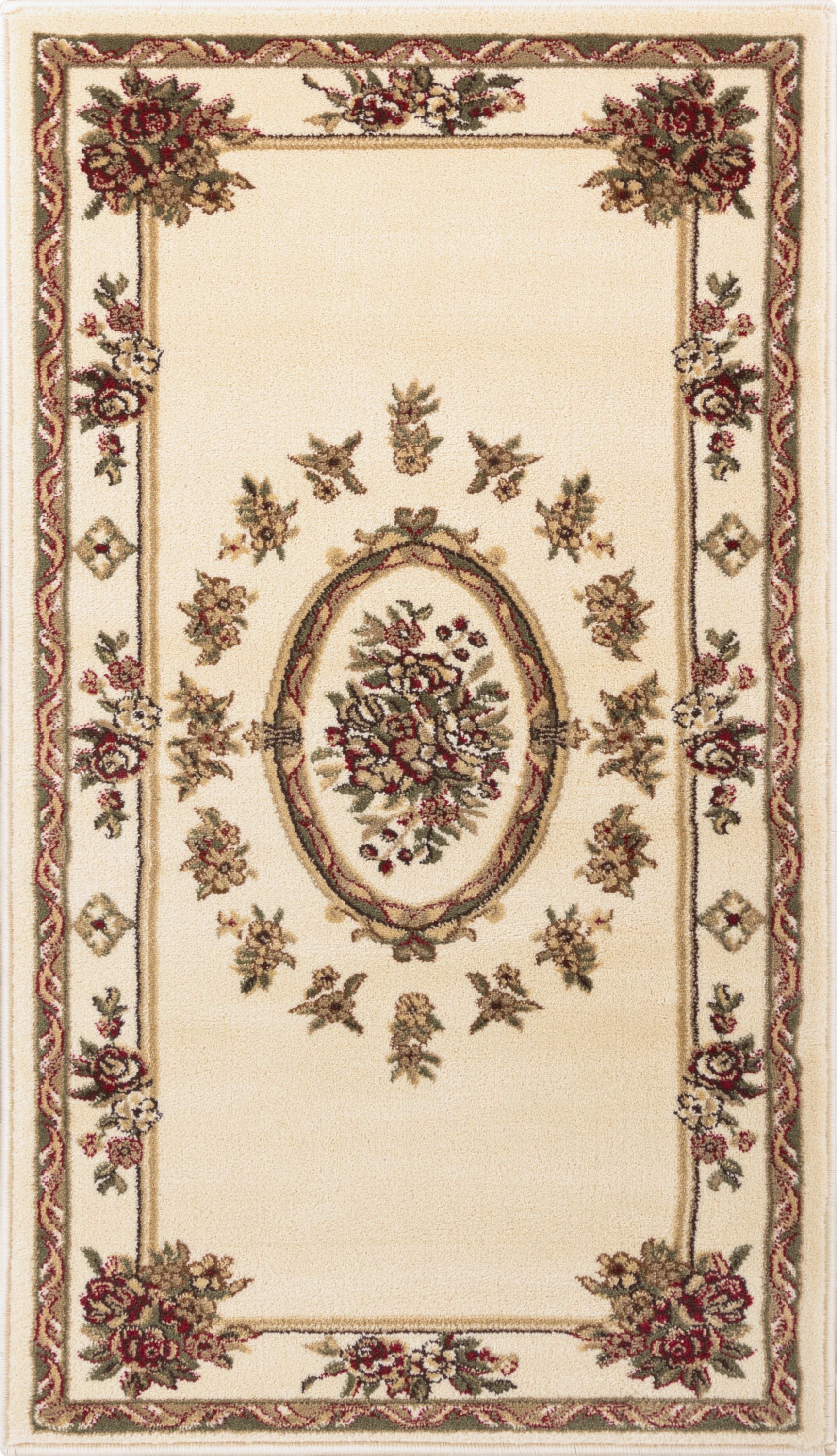 Le Petit Palais Ivory Traditional Rug