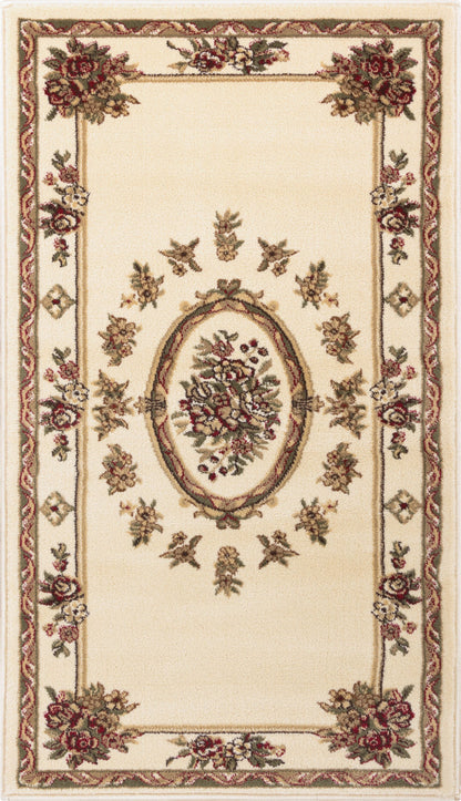 Le Petit Palais Ivory Traditional Rug