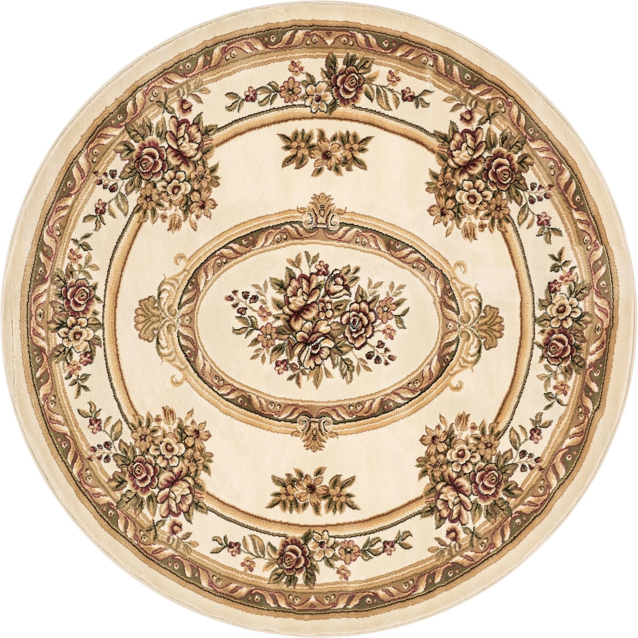 Le Petit Palais Ivory Traditional Rug Well Woven