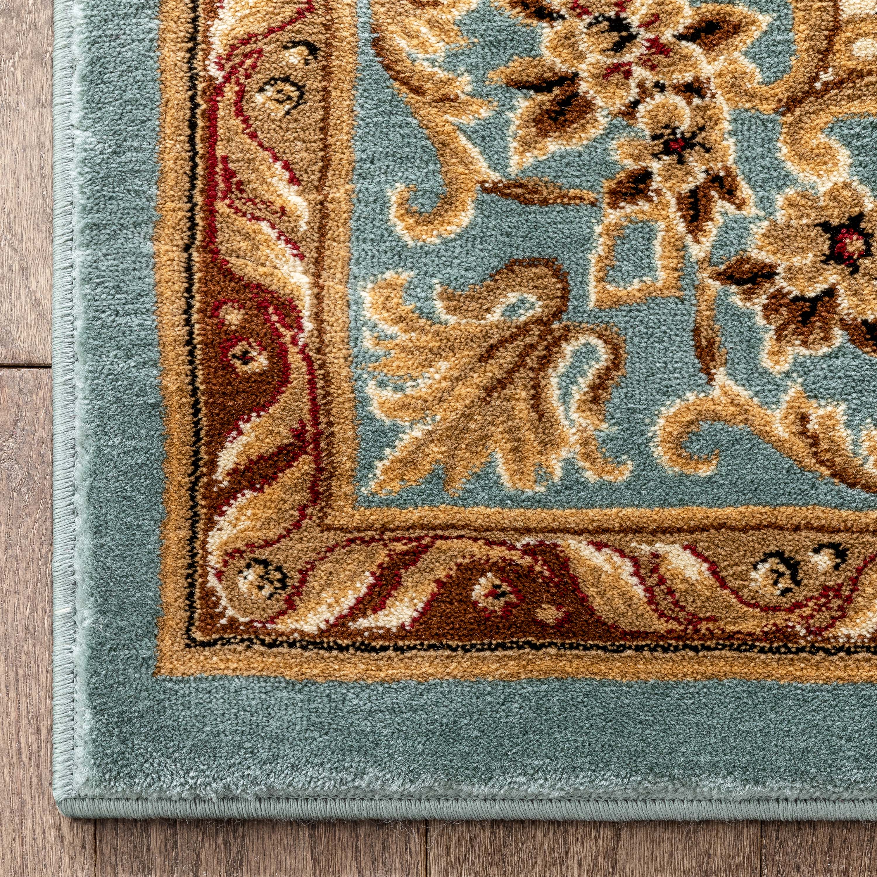 Le Petit Palais Light Blue Traditional Rug