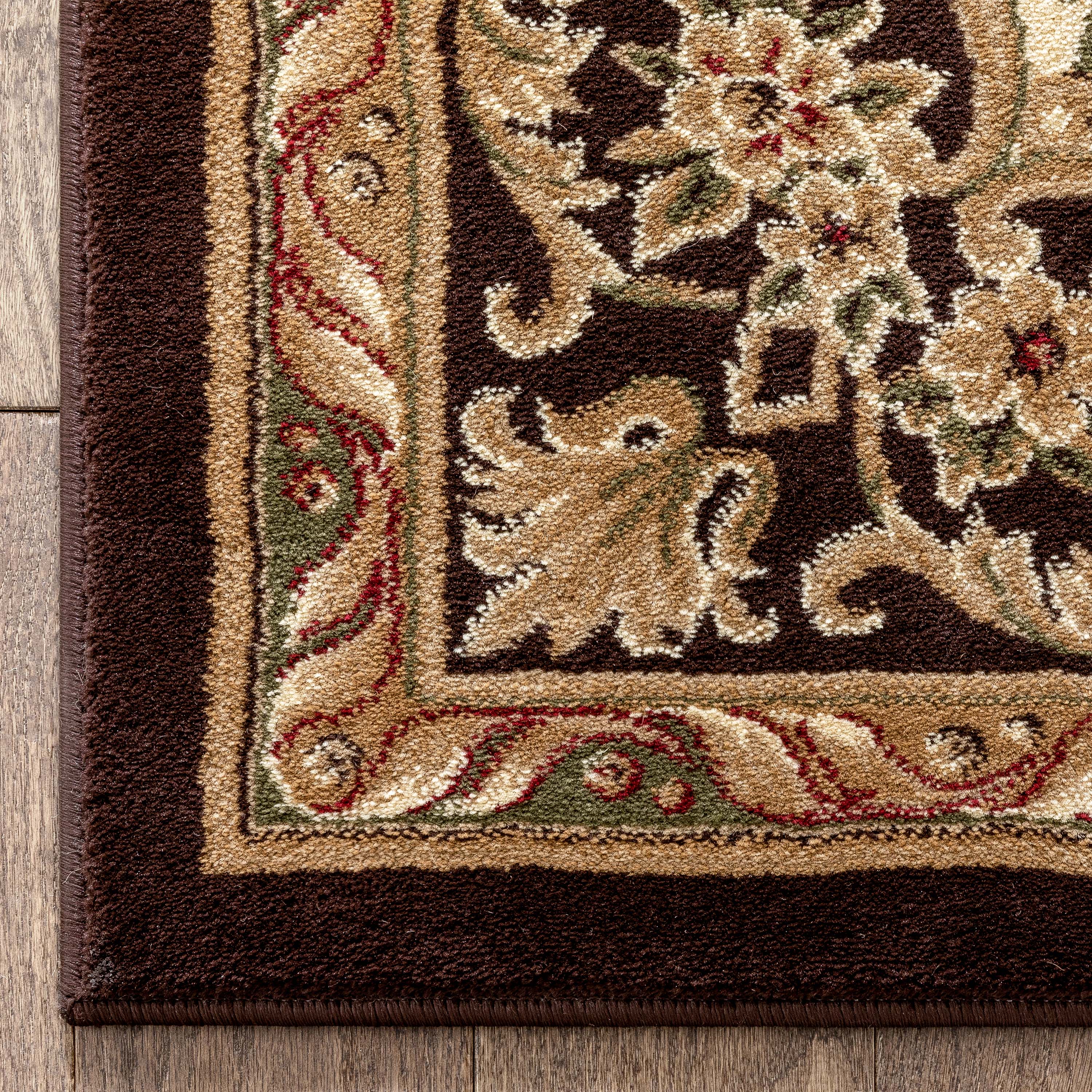 Le Petit Palais Brown Traditional Rug