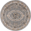 Le Petit Palais Grey Traditional Round Rug