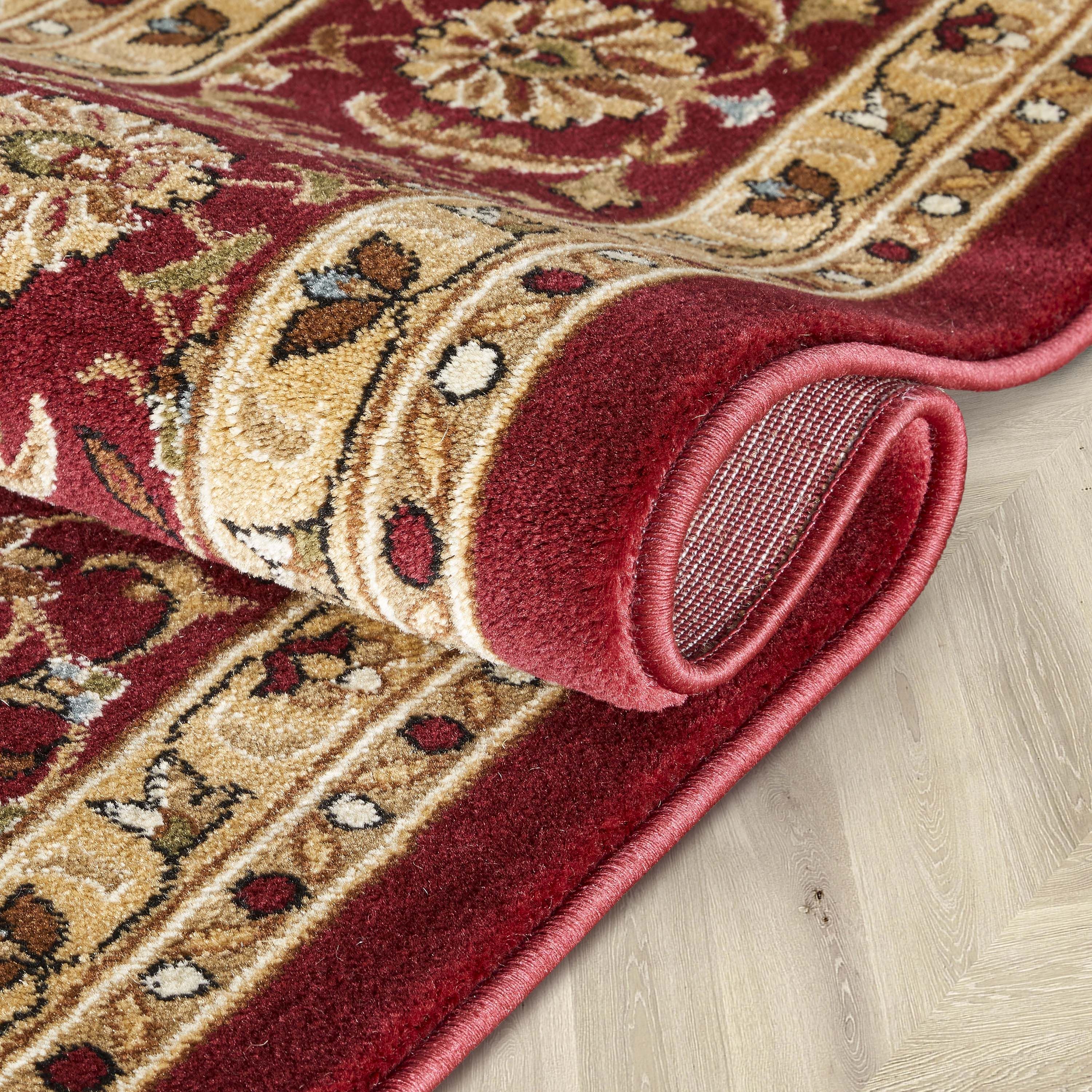 Aviva Red Traditional Rug