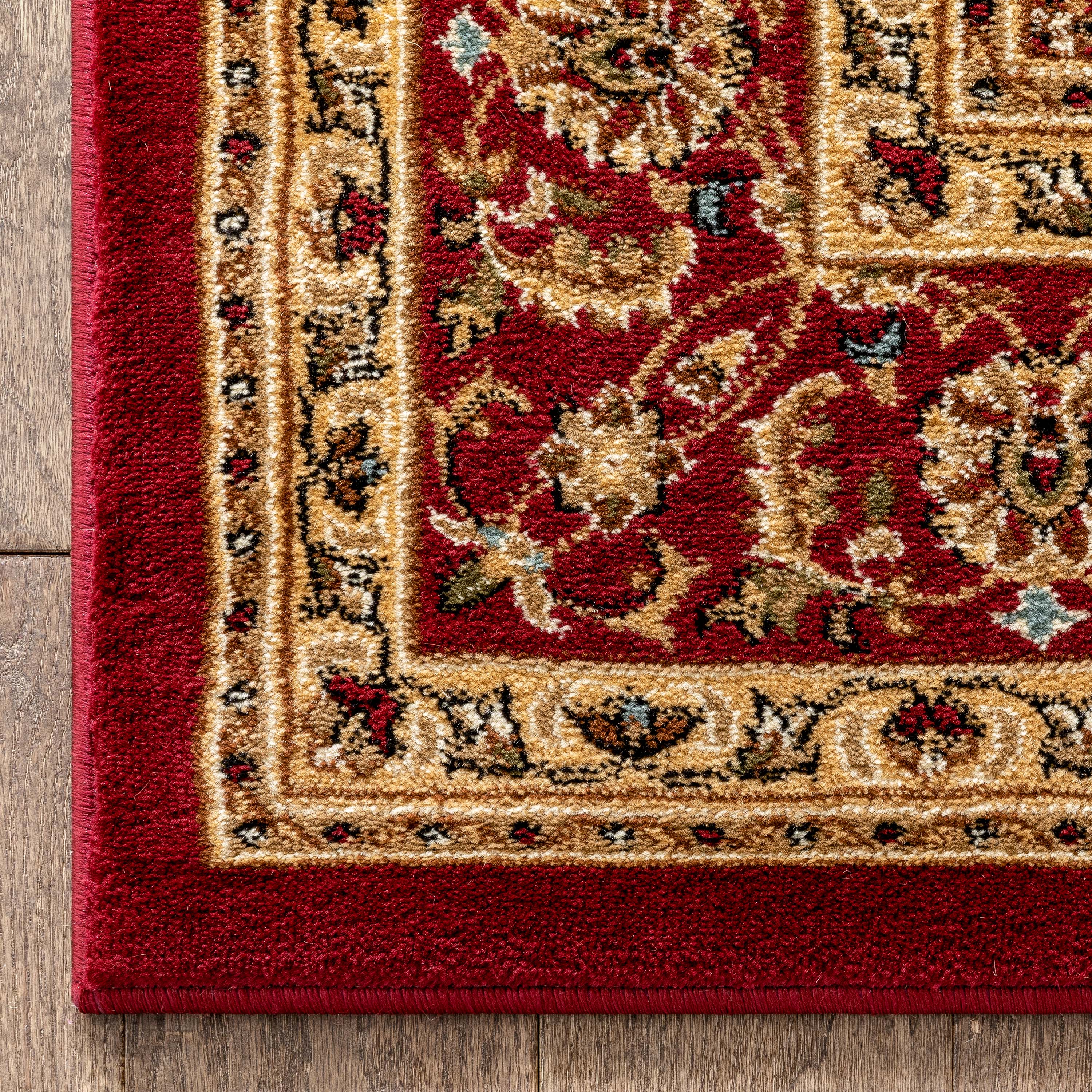 Aviva Red Traditional Rug