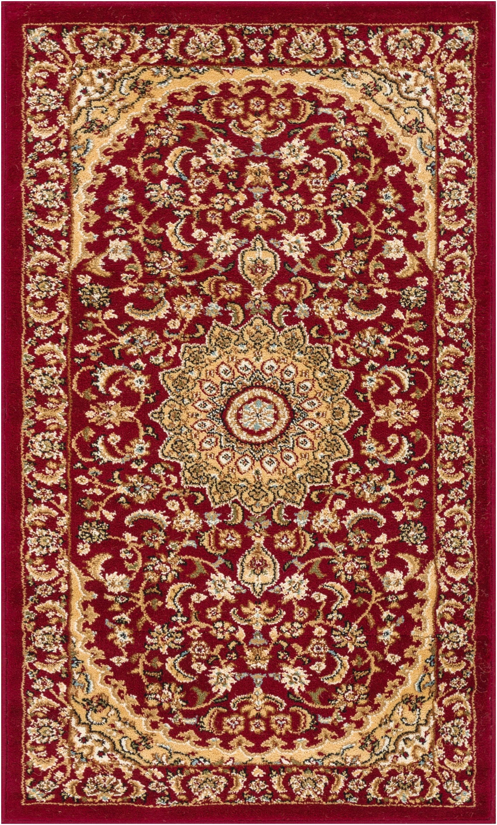 Aviva Red Traditional Rug