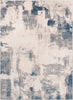 Kalia Modern Abstract Grey Blue Rug