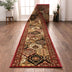 Wentworth Panel Custom Size Runner Traditional Red 27 Inch Wide x Choose Your Length Hallway Runner Rug
