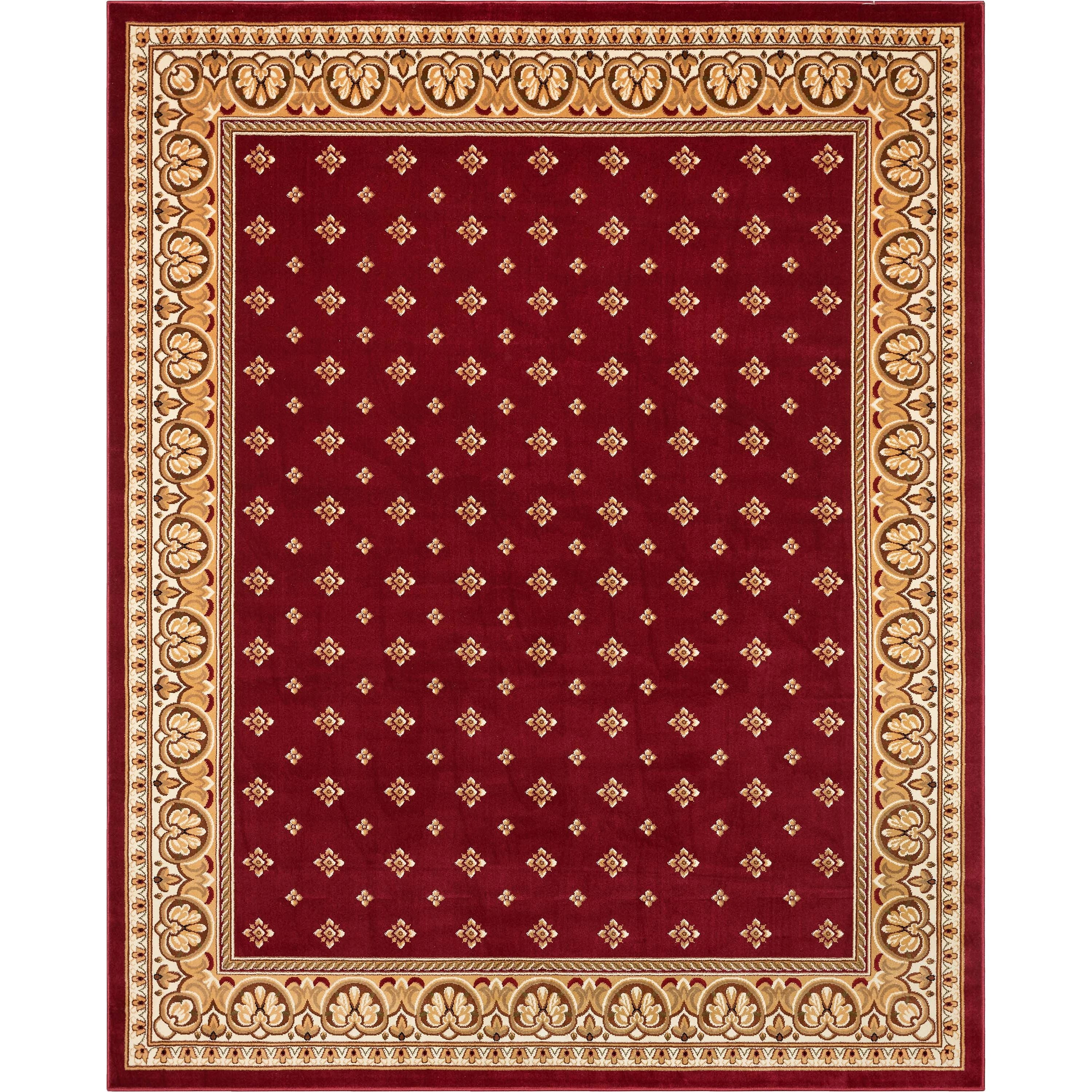 Hudson Terrace Red Traditional Rug