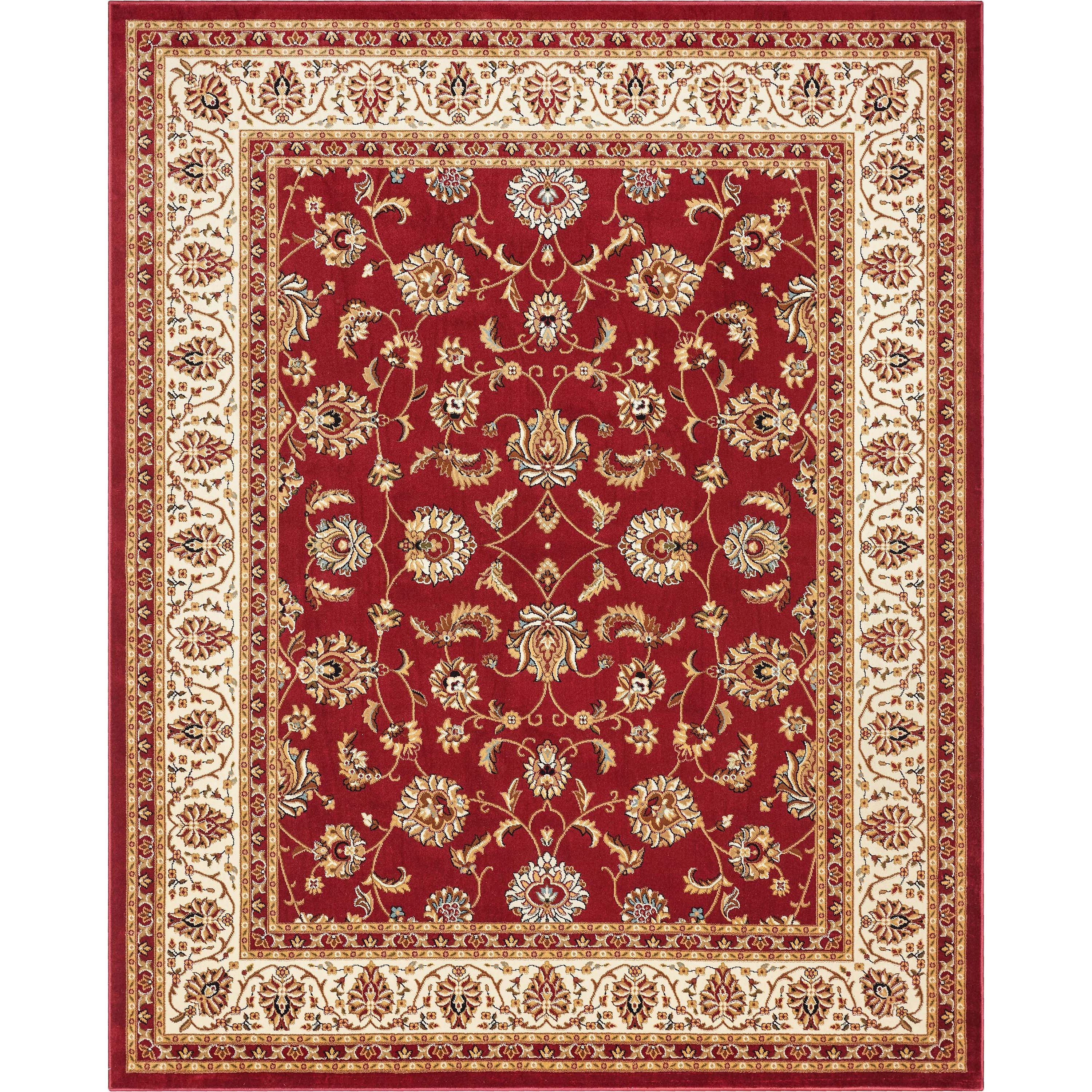 Sarouk Red Traditional Rug