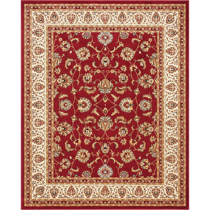 Sarouk Red Traditional Rug