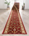 Sarouk Custom Size Runner Traditional Red 27 Inch Wide x Choose Your Length Hallway Runner Rug