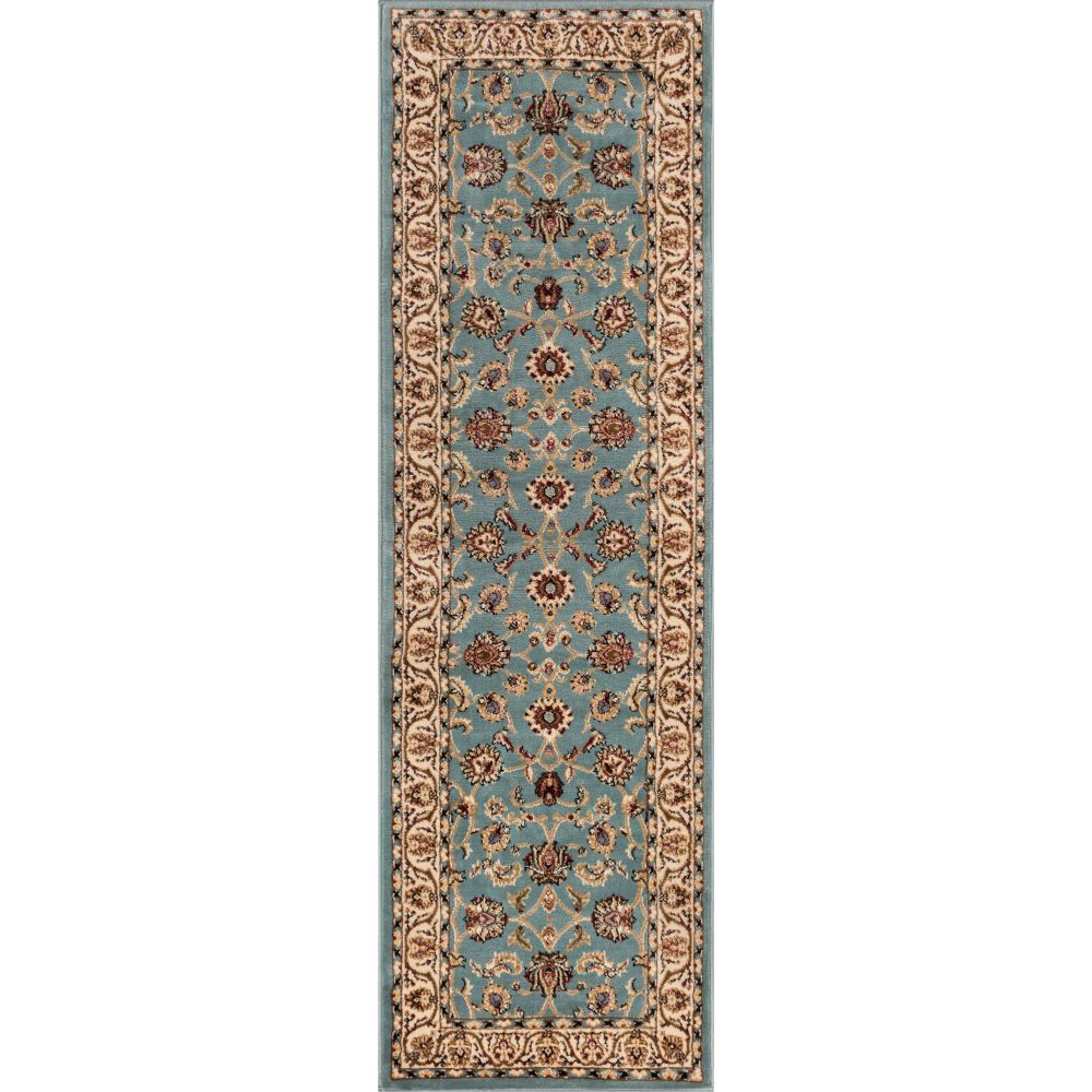 Sarouk Light Blue Traditional Rug