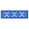 Brooklyn Trellis Blue Modern Non Slip 9" x 31" Stair Tread (Set of 7)