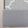 Brooklyn Trellis Grey Custom Size Runner Grey Cotton Backing Choose Your Length Hallway Low Pile Runner Rug