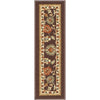 Tabriz Traditional Brown Non Slip 9" x 31" Stair Tread (Set of 7)