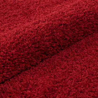 Plain Red Solid Rug