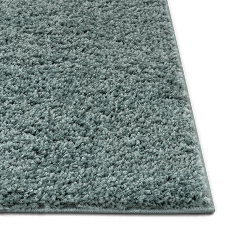 Plain Light Blue Modern Solid Rug