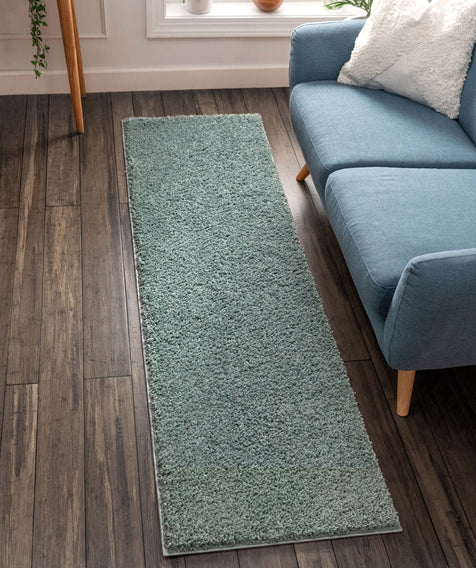 Plain Light Blue Modern Solid Rug