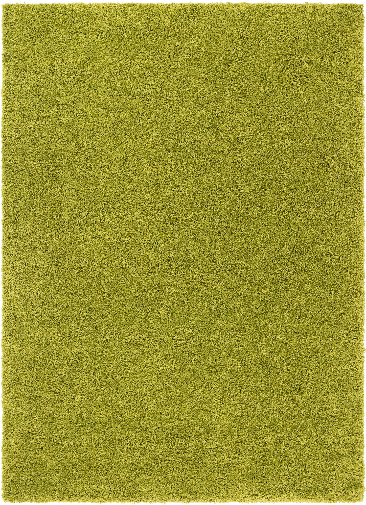 Plain Green Solid 7'10" x 9'10" Shag Rug