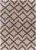Linx Geometric Beige Brown Trellis Rug